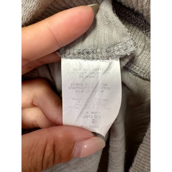 Lush Gray Racerback Tank with Split Hem Front Size Small - Picture 7 of 7